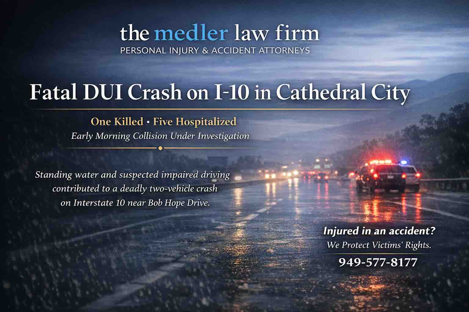 Fatal Crash Cathedral City