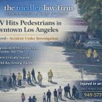 SUV Hits Pedestrians In Downtown Los Angeles