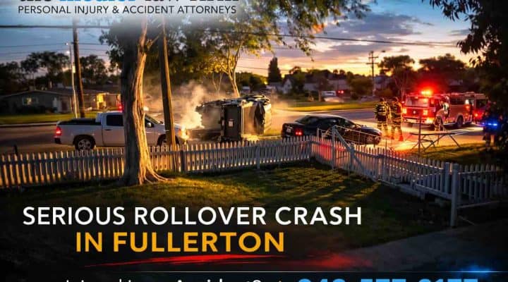 Serious Rollover Crash in Fullerton