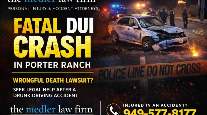 Fatal DUI Crash in Porter Ranch