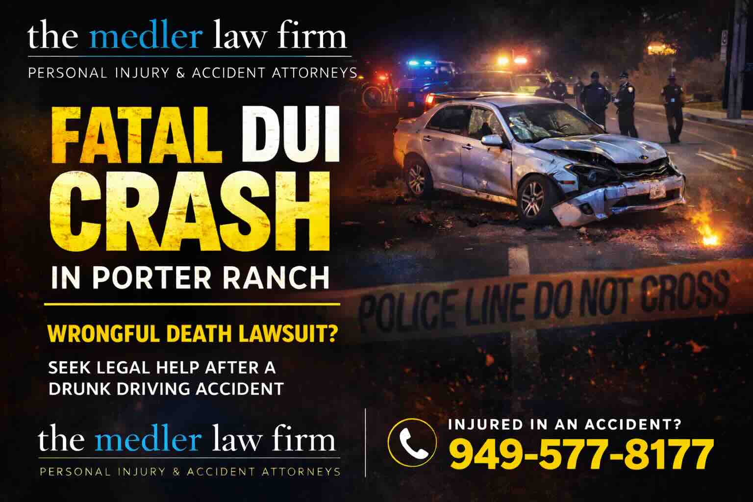 Fatal DUI Crash in Porter Ranch