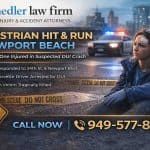 Pedestrian Hit and Run in Newport Beach