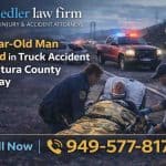 65-Year-Old Man Injured in Truck Accident on Ventura County Freeway