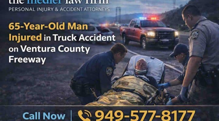 65-Year-Old Man Injured in Truck Accident on Ventura County Freeway