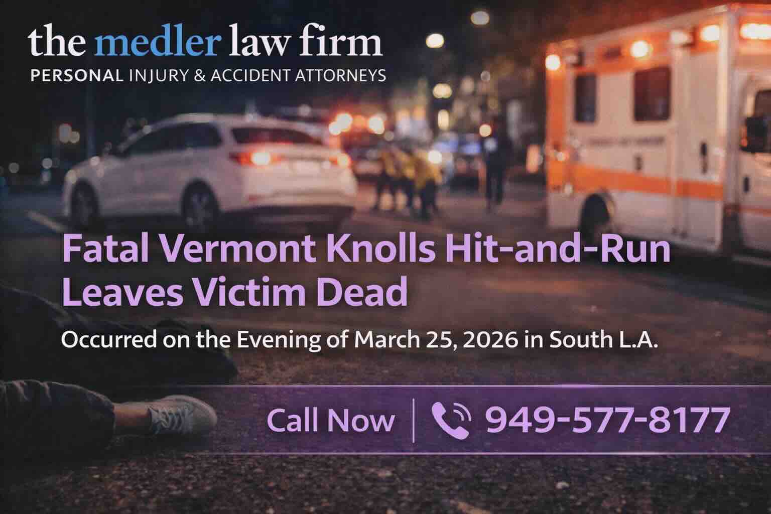 Fatal Vermont Knolls Hit and Run Leaves Victim Dead