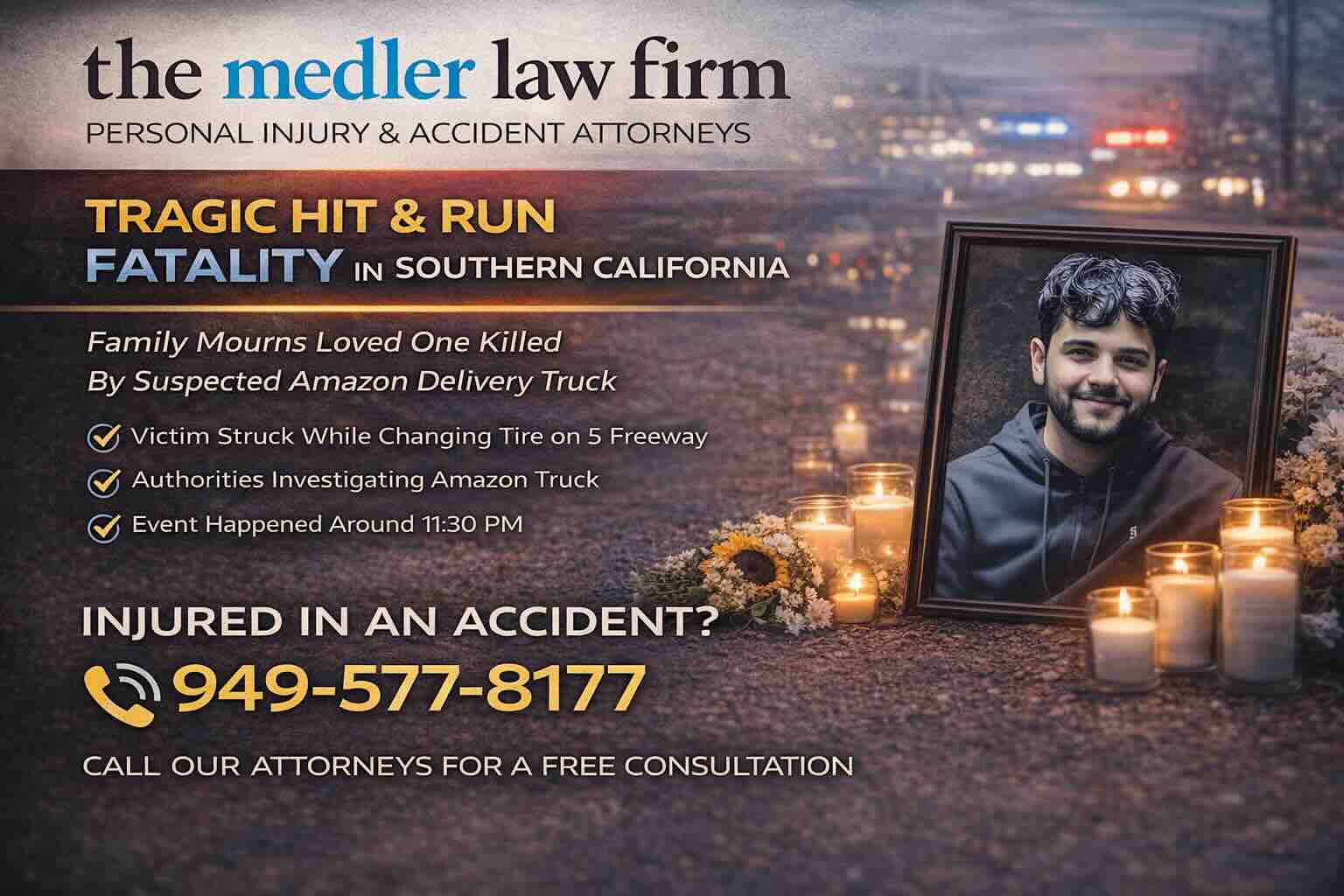 Tragic Hit and Run Fatality in Southern California