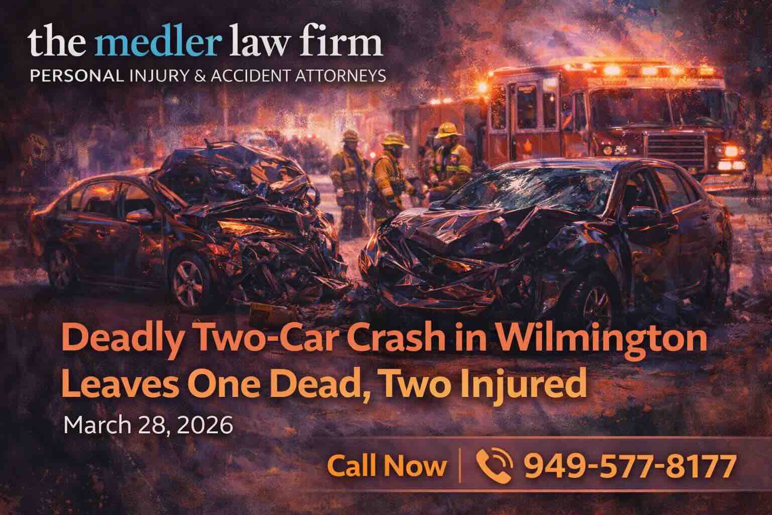 Deadly Two Car Crash in Wilmington Leaves One Dead, Two Injured