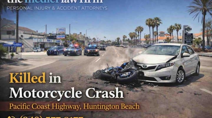 Killed in Motorcycle Crash: Pacific Coast Highway, Huntington Beach
