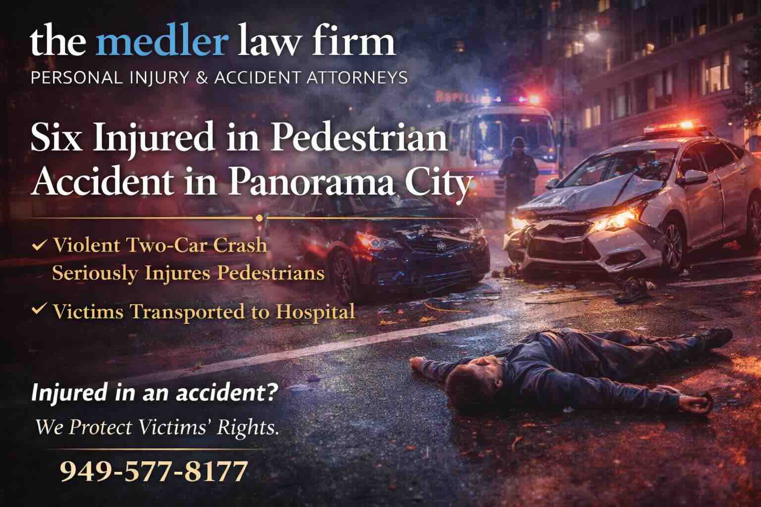 Six Injured in Pedestrian Accident in Panorama City
