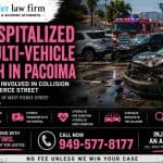 6 Hospitalized in Multi-Vehicle Crash in Pacoima