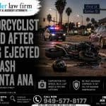 Motorcyclist Killed After Being Ejected in Crash in Santa Ana