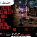 Three People Injured in SUV and E-Bike Crash in Fullerton