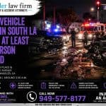 Multi-Vehicle Crash in South LA Leaves at Least One Person Injured