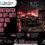 LAFD Firefighter in Off-Duty Crash on 605 Freeway in Whittier