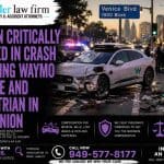 Woman Critically Injured in Crash Involving Waymo Vehicle and Pedestrian in Pico-Union
