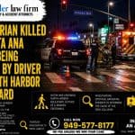Pedestrian Killed in Santa Ana After Being Struck By Driver on North Harbor Boulevard