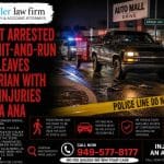 Suspect Arrested After Hit-and-Run Crash Leaves Pedestrian With Major Injuries in Santa Ana