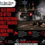 21-Year-Old Driver Arrested After Hitting Two Pedestrians During Street Takeover