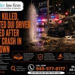 Woman Killed, Suspected DUI Driver Arrested After Violent Crash in Koreatown