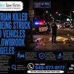 Pedestrian Killed After Being Struck by Two Vehicles in Willowbrook Los Angeles