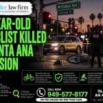 72-Year-Old Bicyclist Killed in Santa Ana Collision