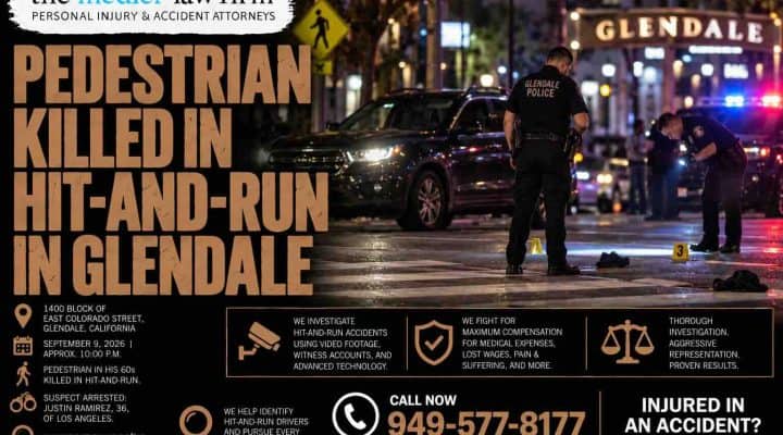 Pedestrian Killed in Hit-and-Run in Glendale