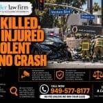 One Killed Five Injured in Violent Encino Crash