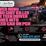 Beloved Nobu Malibu Chef Killed After Teen Driver Crashes into Parked Car on PCH